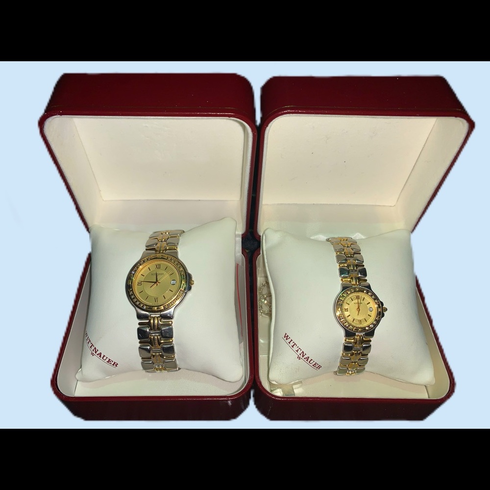 Wittnauer Warwick ladies and Men watch